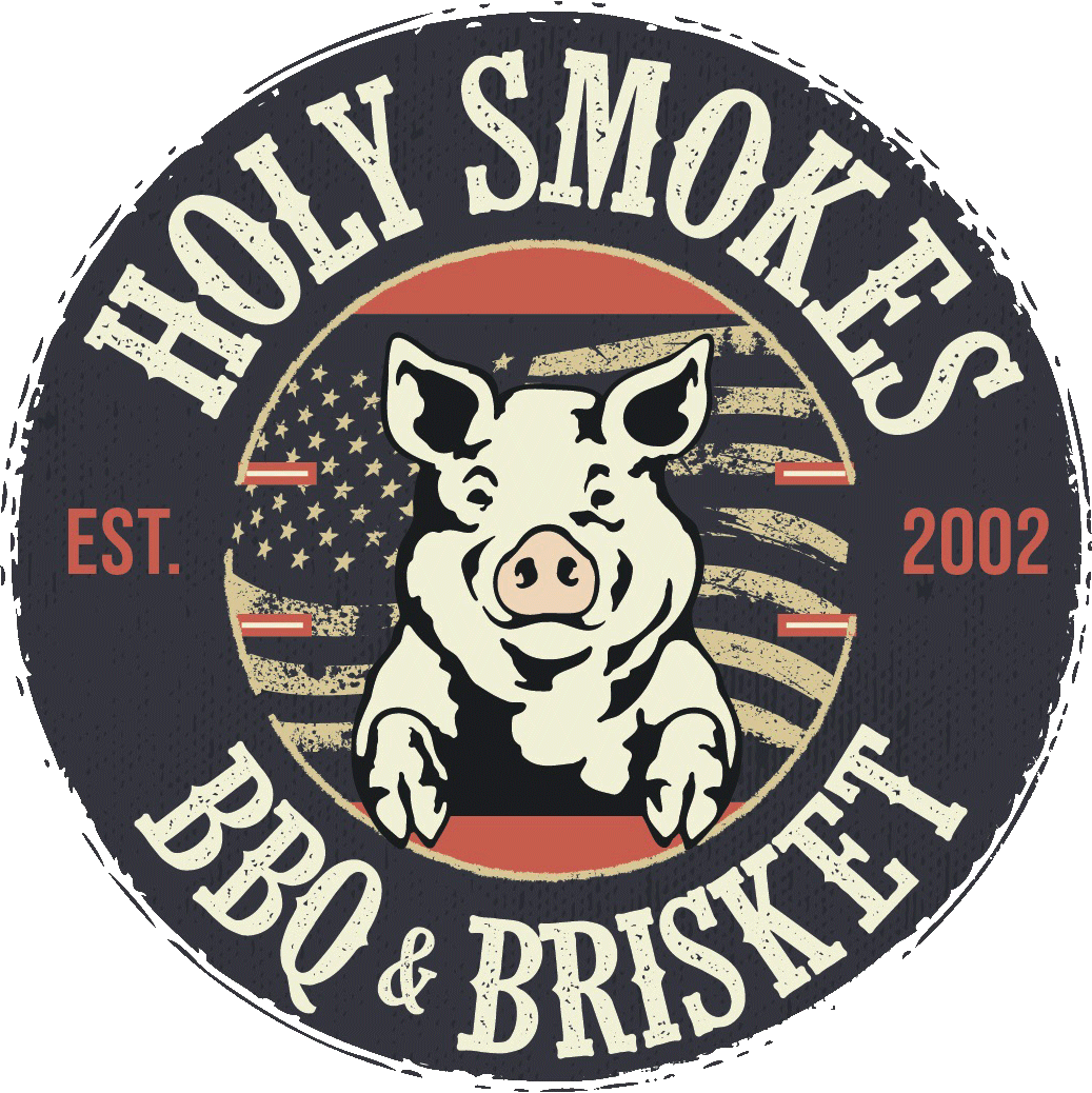 Holy Smokes BBQ & Brisket Logo